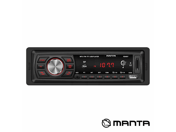 AUTO-RÁDIO MP3 4X10W COM FM/BT/SD/AUX/USB MANTA 1