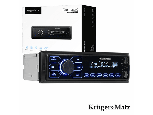 AUTO-RÁDIO MP3 4X50W COM FM/BT/SD/AUX/USB KRUGER MATZ 1