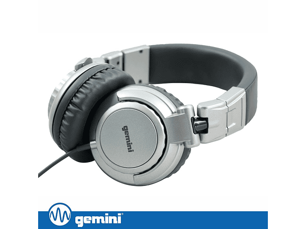 AUSCULTADORES DJ PRO CINZENTO GEMINI 1
