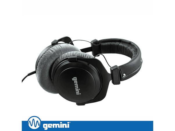 AUSCULTADORES DJ PRO PRETO GEMINI 1