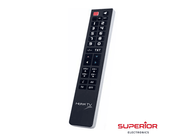 TELECOMANDO PROGRAMÁVEL HOTEL TV PRETO BULK 1