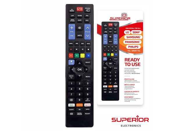 TELECOMANDO UNIVERSAL PARA SAMSUNG LG SONY PHILIPS PANASONIC 1