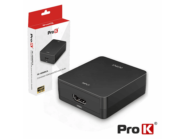 CONVERSOR HDMI -> COMPOSTO + AUDIO PROK 1