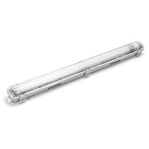 ARMADURA T8 COM LÂMPADA LED TUBULAR 9W 60CM 4000K IP65