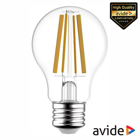 LÂMPADA LED E27 GLOBO FILAMENTO 8.5W 230V 2700K 1055LM AVIDE