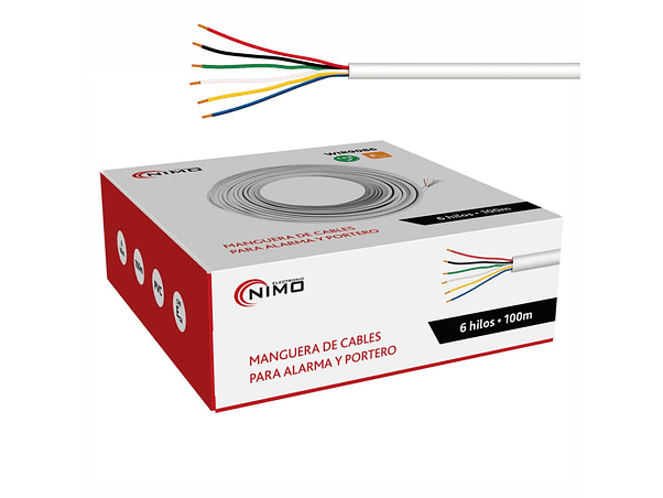 CABO ALARME/PORTEIRO 6 CONDUTORES CCA 100M 1