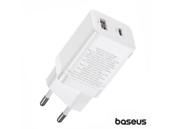 ALIMENTADOR COMUTADO USB-COMUSB-A PD QC 3.0 30W BASEUS 1