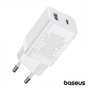 ALIMENTADOR COMUTADO USB-COMUSB-A PD QC 3.0 30W BASEUS