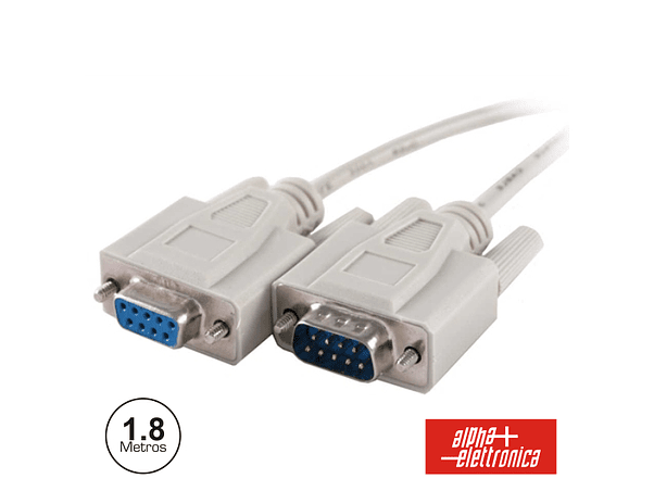 CABO SÉRIE MACHO 9P / FÊMEA 9P 1.8M 1