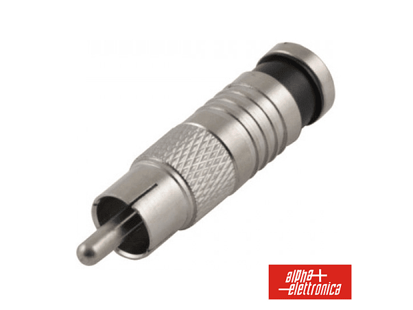 FICHA RCA MACHO PRETA DE COMPRESSÃO 1