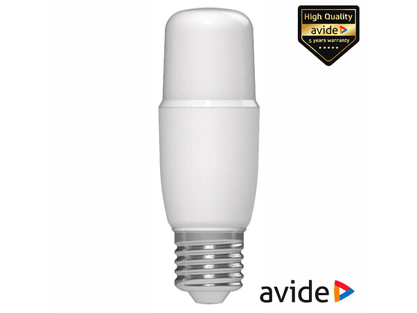 LÂMPADA LED E27 STICK T37 9.5W 230V 6400K 1055LM AVIDE 1