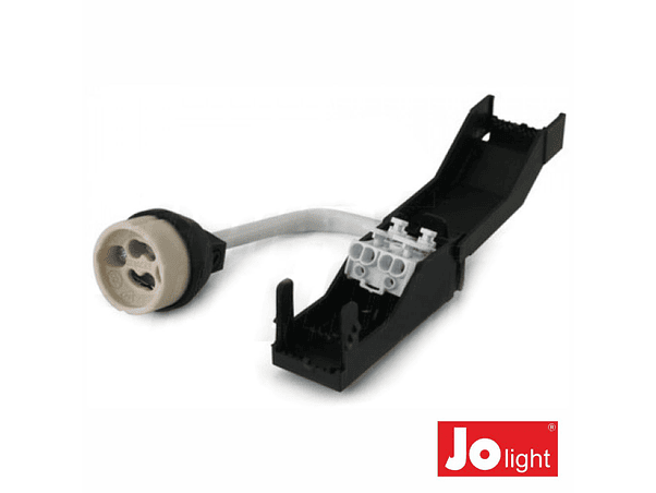 CASQUILHO PARA LÂMPADA GZ10/GU10 COMCAIXA E BORNES JOLIGHT 1