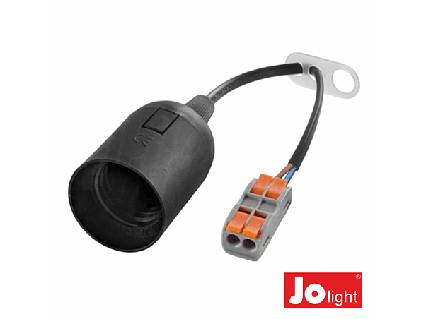 CASQUILHO PARA LÂMPADA E27 COM LIGADOR 1