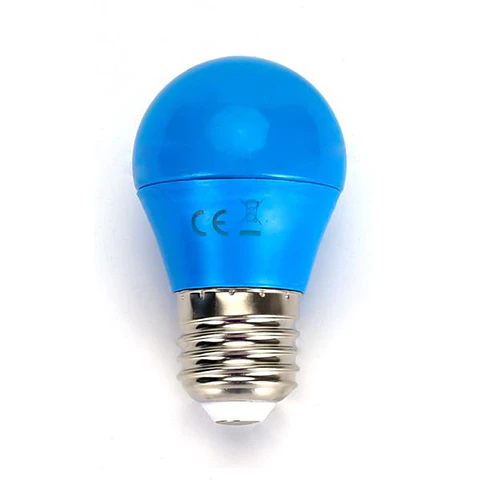 LÂMPADA E27 4W= 30W 230V LED AZUL