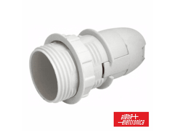 CASQUILHO PARA LÂMPADA E14 BRANCO 1