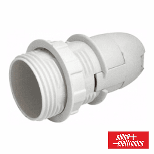 CASQUILHO PARA LÂMPADA E14 BRANCO