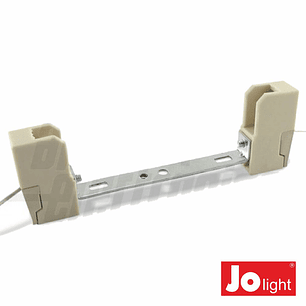 CASQUILHO PARA LÂMPADA R7S BEGE 117MM JOLIGHT