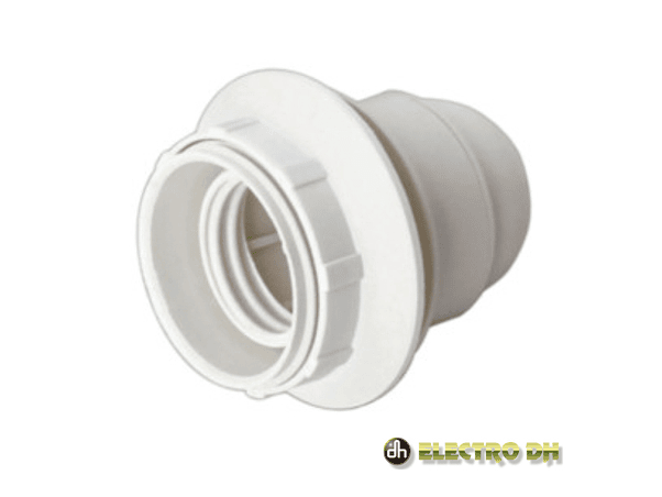 CASQUILHO PARA LÂMPADA E14 BRANCO EDH 1
