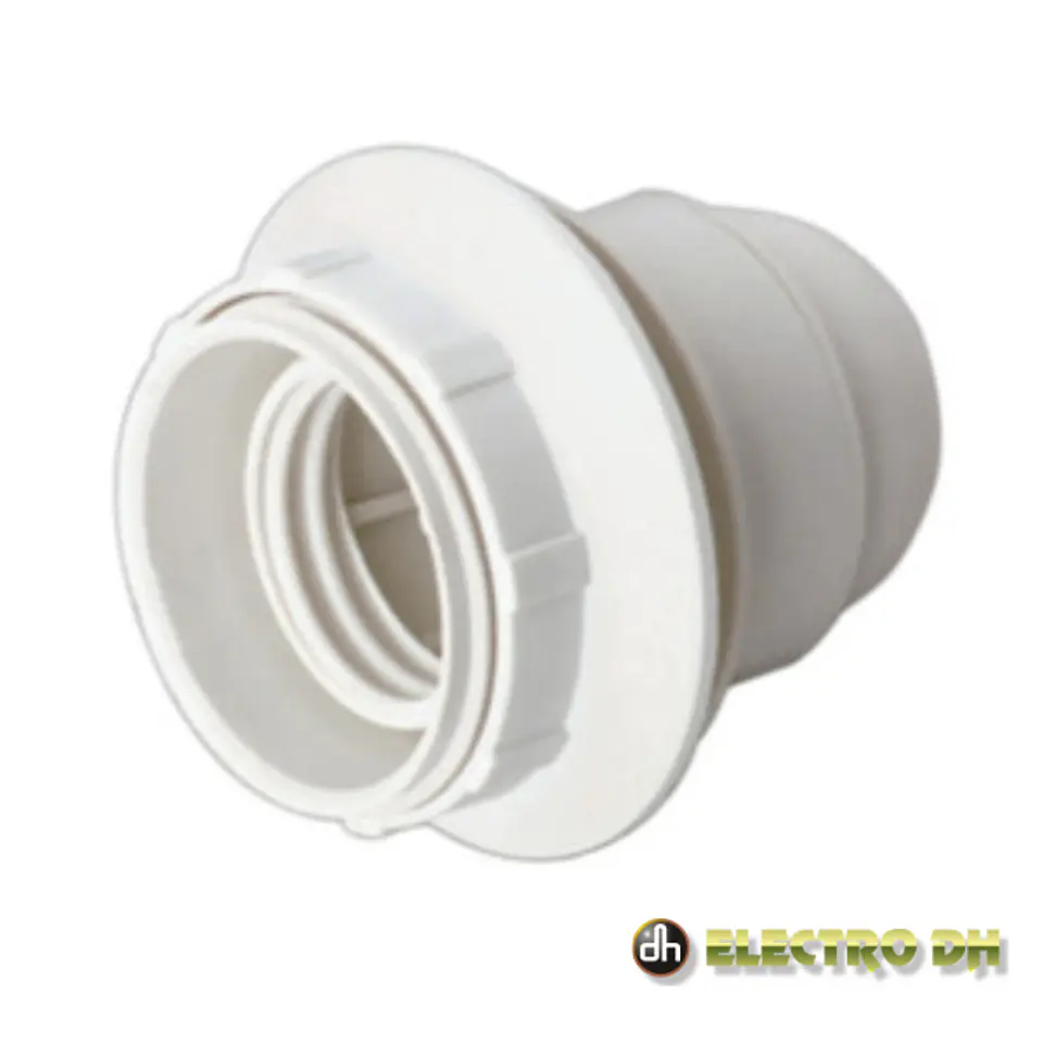 CASQUILHO PARA LÂMPADA E14 BRANCO EDH 1