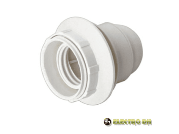 CASQUILHO PARA LÂMPADA E27 BRANCO EDH 1