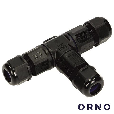 LIGADOR EM T 3 CONDUTORES 25A 450V IP68 ORNO