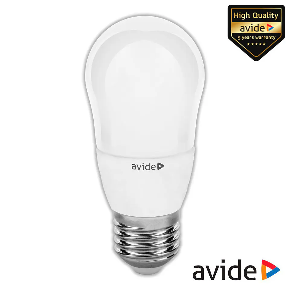 LÂMPADA LED E27 GLOBO B45 6W 230V 6400K 570LM AVIDE 1