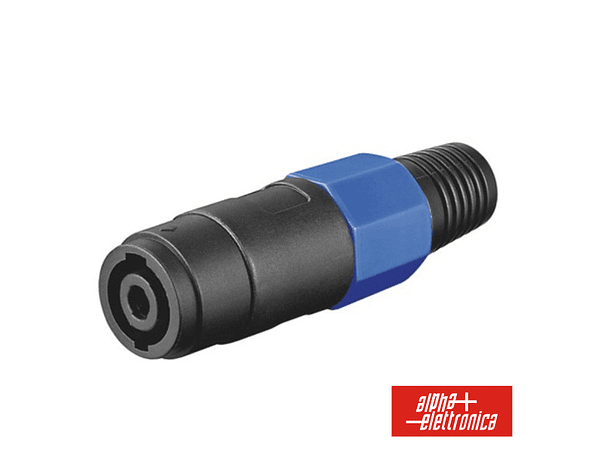 FICHA SPEAKON 4P FÊMEA COM PROTEÇÃO E BLOQUEIO 1