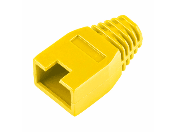 CAPA PROTETORA PARA CONETOR RJ45 AMARELO 1