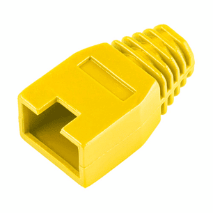 CAPA PROTETORA PARA CONETOR RJ45 AMARELO