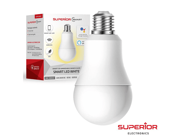 LÂMPADA E27 10W 230V GLOBO 3000K 800LM BRANCO QUENTE 1