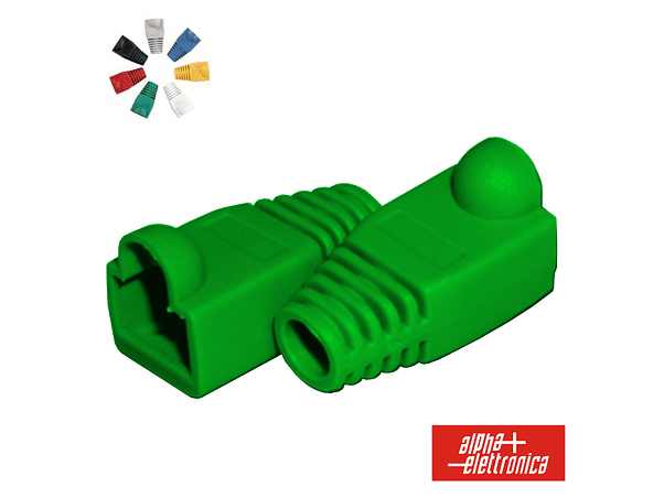 CAPA PROTETORA PARA CONETOR RJ45 VERDE 1