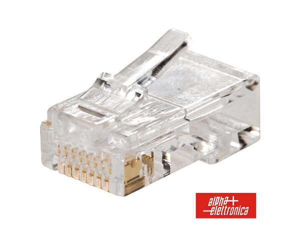 FICHA RJ45 MODULAR 8P8C 1