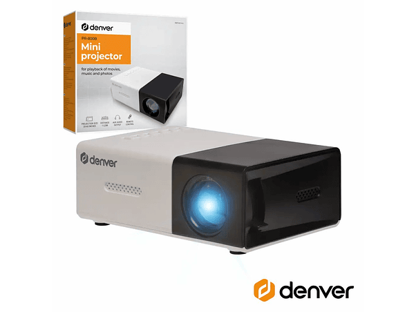 VÍDEO PROJETOR FHD COM HDMI/USB-COMMICROSD DENVER 1