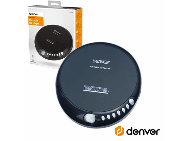 LEITOR DE CD PORTÁTIL DISCMAN DENVER 1