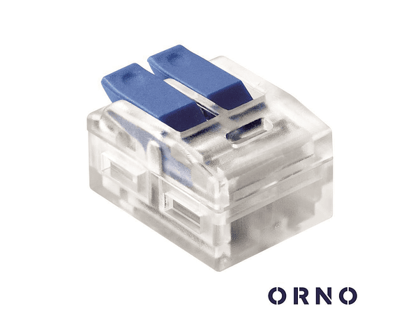 LIGADOR RÁPIDO COM PATILHA 2 CONDUTORES 0.75-4MM² 10X ORNO 1