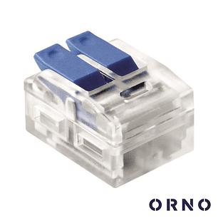 LIGADOR RÁPIDO COM PATILHA 2 CONDUTORES 0.75-4MM² 10X ORNO