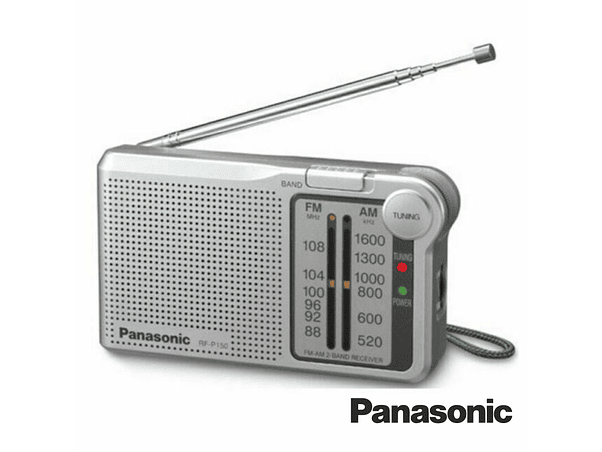 RÁDIO PORTÁTIL AM/FM DE BOLSO A PILHAS PANASONIC 1