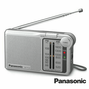RÁDIO PORTÁTIL AM/FM DE BOLSO A PILHAS PANASONIC