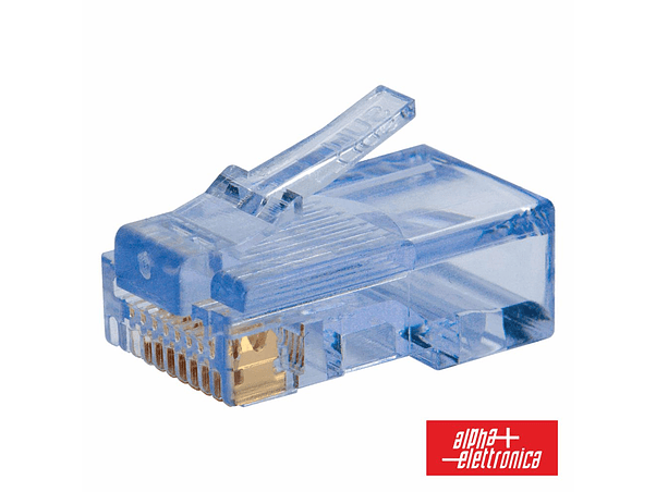 FICHA RJ45 MODELAR 8P8C CAT6 1