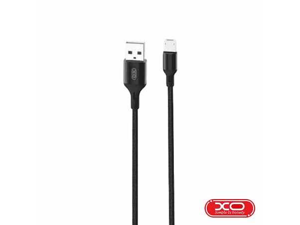 CABO USB-A 2.0 MACHO / MICRO USB MACHO 2.1A 2M PRETO XO 1
