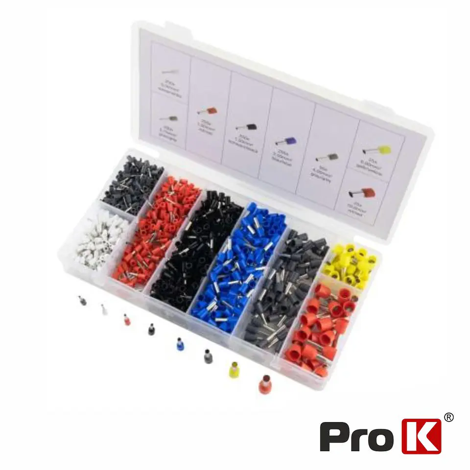 CONJUNTO DE 1200 TERMINAIS DE PONTEIRA PROK 1