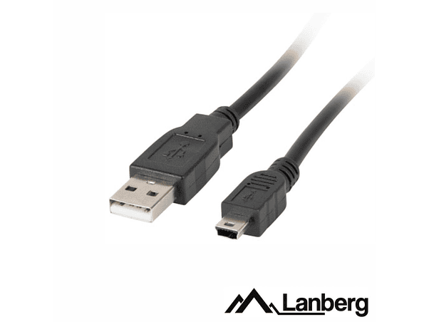 CABO USB-A 2.0 MACHO / MINI USB-B MACHO 1.8M LANBERG 1