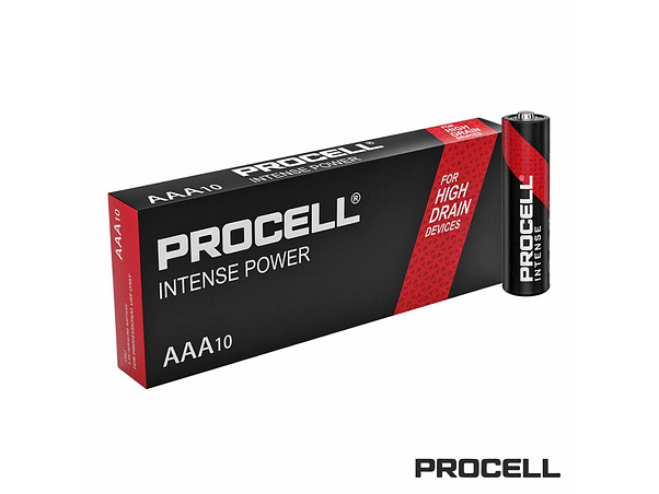 PILHA ALCALINA LR03/AAA MX2400 1.5V10X INTENSE POWER PROCELL 1