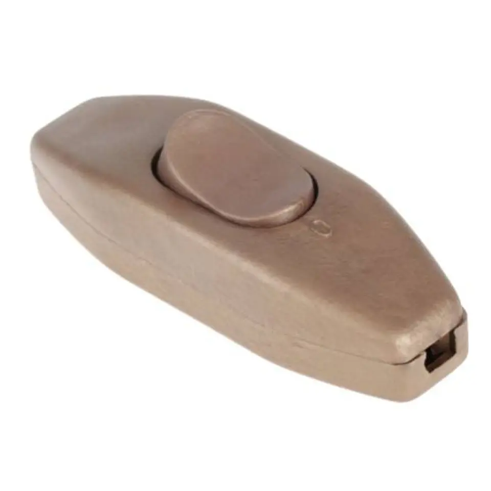 INTERRUPTOR DE PASSAGEM BIPOLAR 4A 250V DOURADO 1