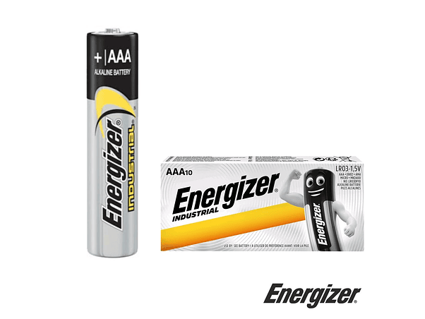 PILHA ALCALINA LR03/AAA 1.5V 10X INDUSTRIAL ENERGIZER 1