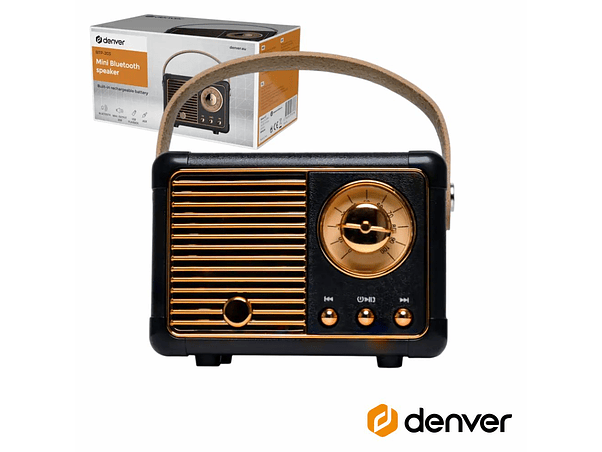 COLUNA BLUETOOTH 30W BLUETOOTH 5.0 PRETO DENVER 1