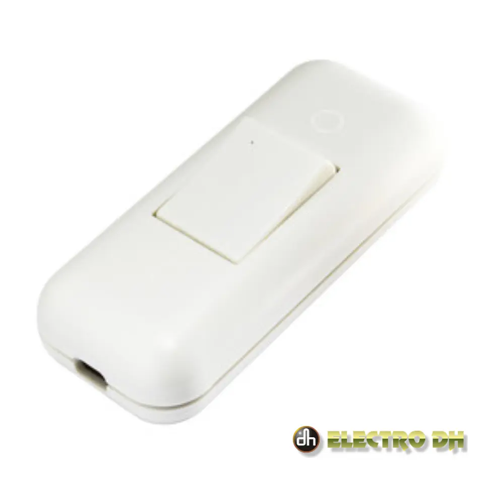 INTERRUPTOR DE PASSAGEM BIPOLAR 2A 250V BRANCO EDH 1