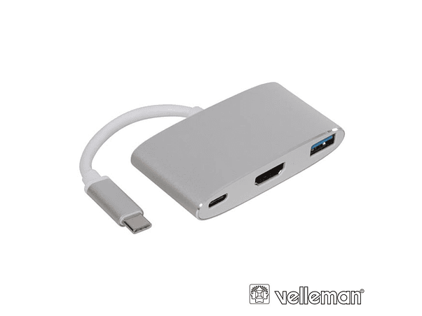 HUB USB-C PARA USB-A / HDMI / USB-C VELLEMAN 1