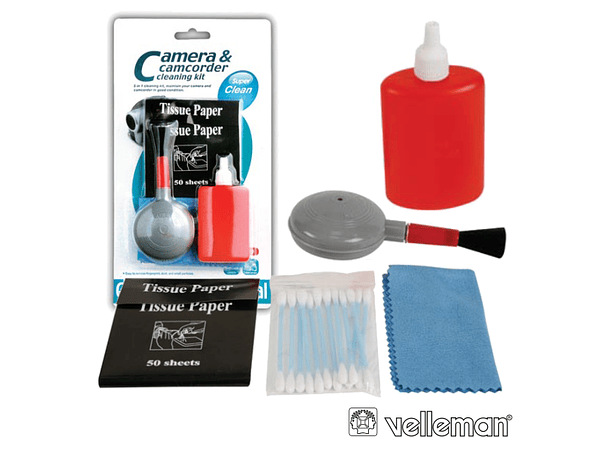 KIT DE LIMPEZA PARA CÂMARAS VELLEMAN 1