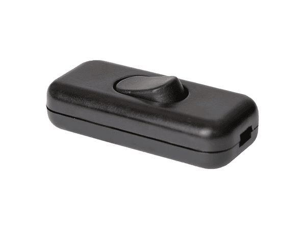 INTERRUPTOR DE PASSAGEM BIPOLAR 6A 230V PRETO 1